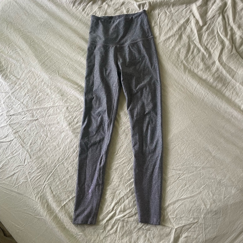 Beyond yoga women’s small stretch poly blend grey metallic